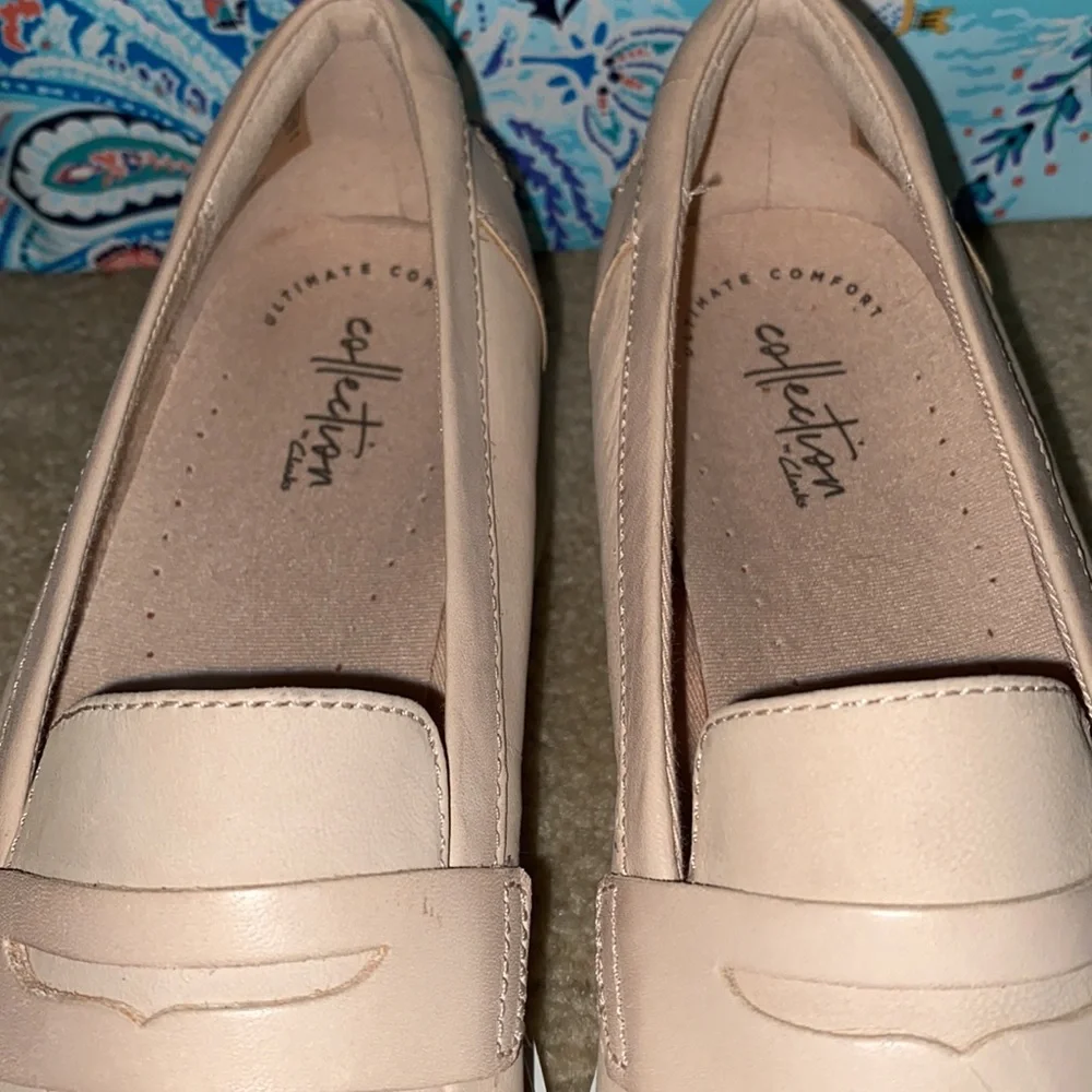 Clarks Suede Loafers - Picture 4 of 5